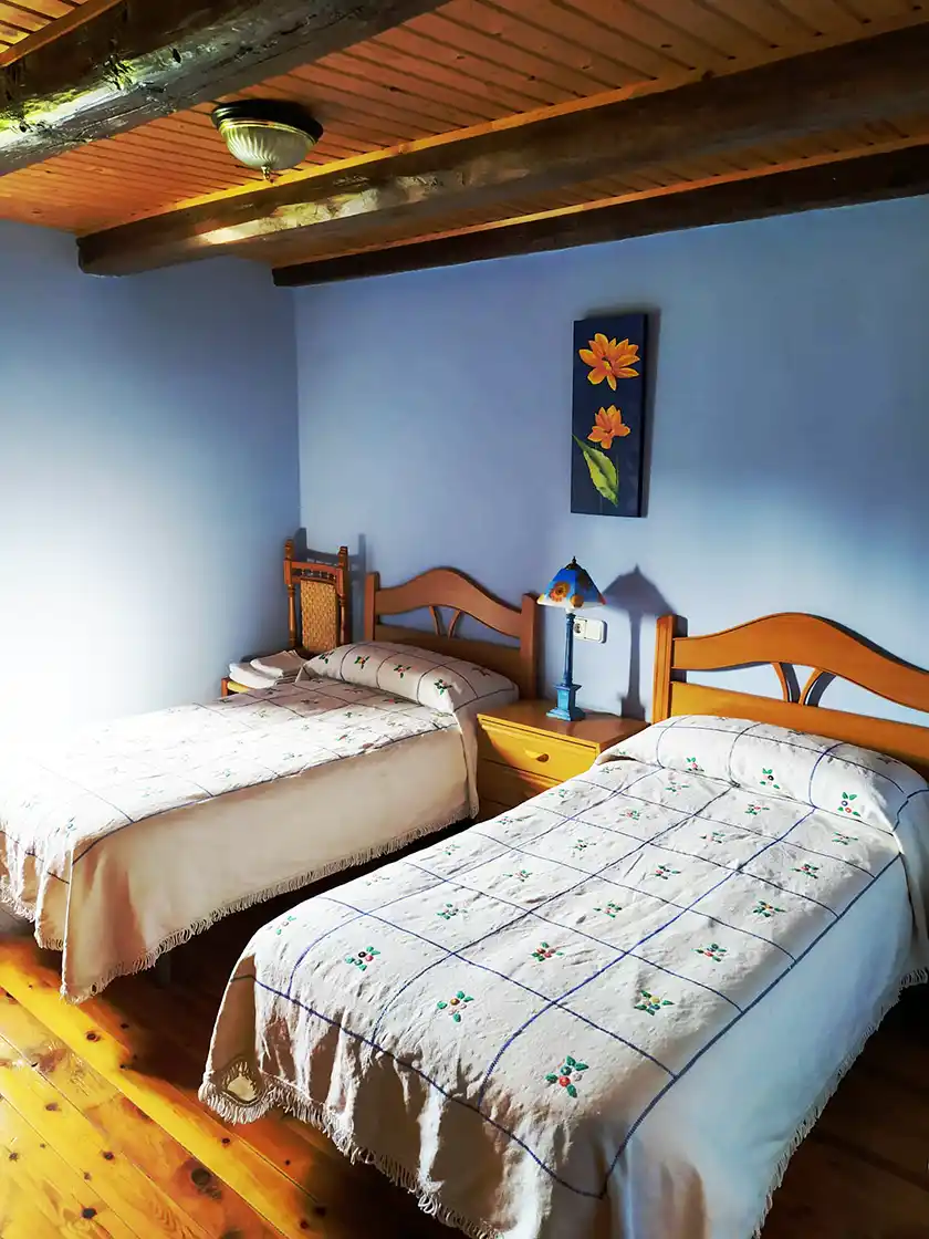 Habitacion 2 – Camas separadas Casa Cebollero habitación 2 camas separadas