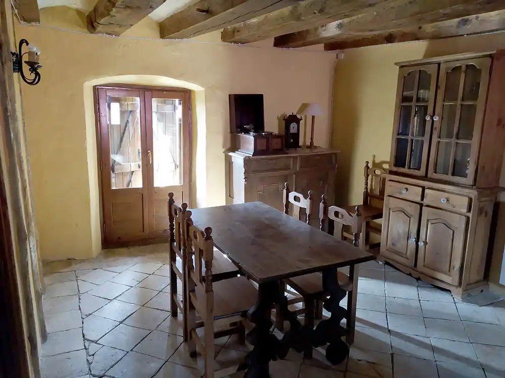 Sala de estar Casa Cebollero Sala de estar mesa
